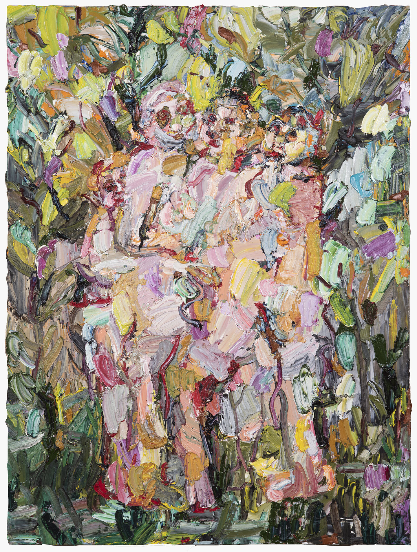  FIGURES IN A LANDSCAPE, 2019, OIL ON PANEL, 30X40” 