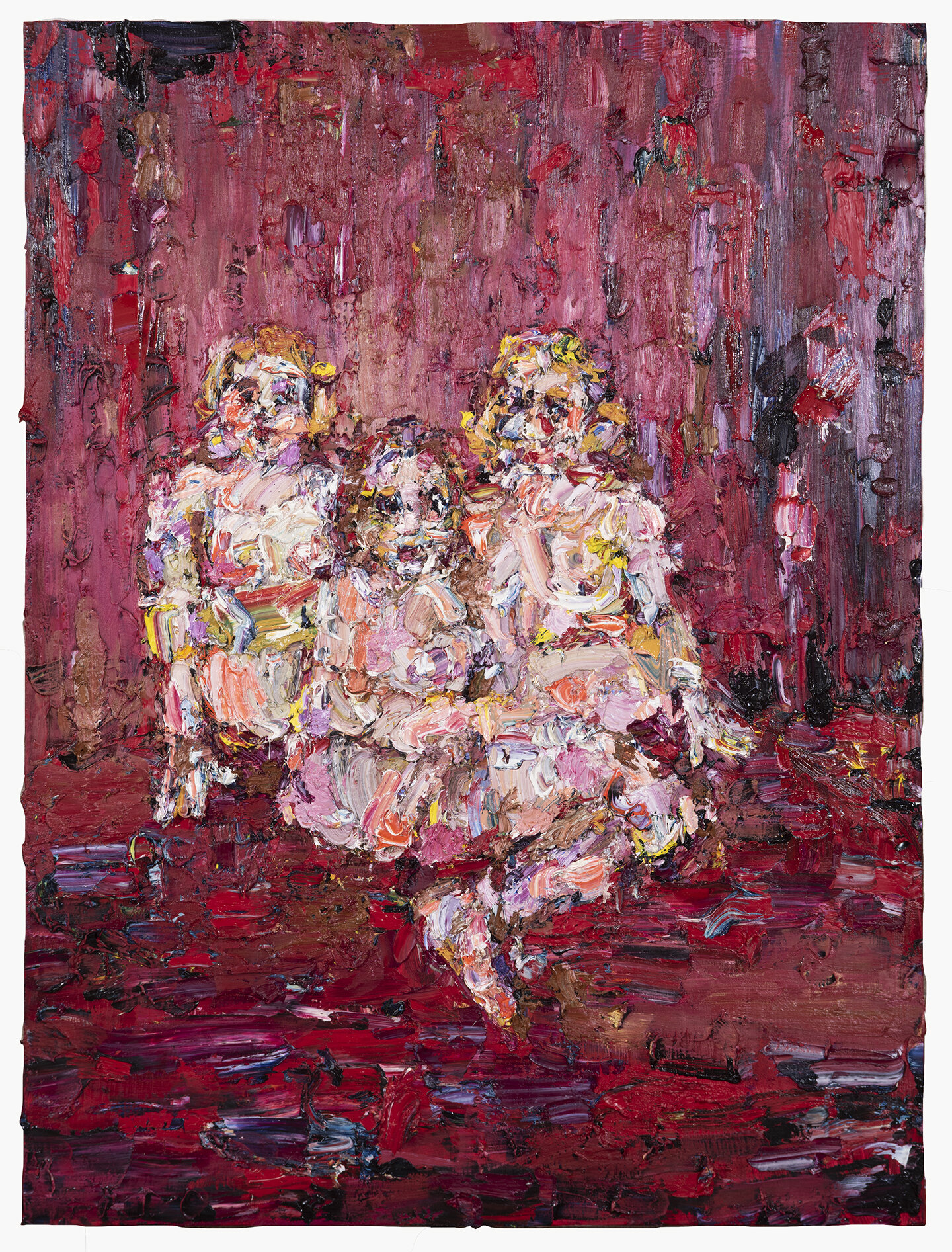  RED VELVET, 2019, OIL ON PANEL, 30X40” 