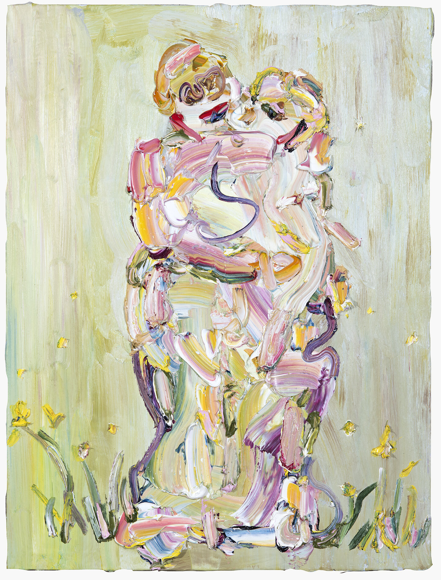  SEE THROUGH YOU, 2019, OIL ON PANEL, 16X20” 