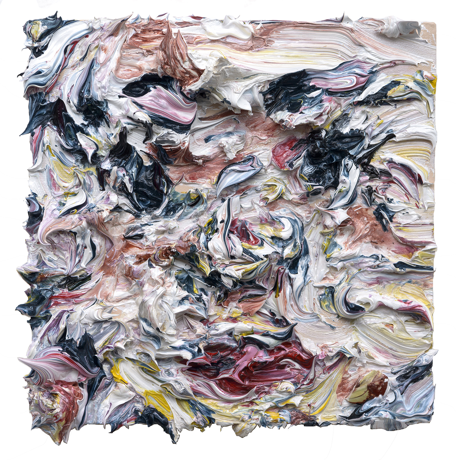   Under the Pale Moon, &nbsp;2015  Oil on panel, 4x4" 